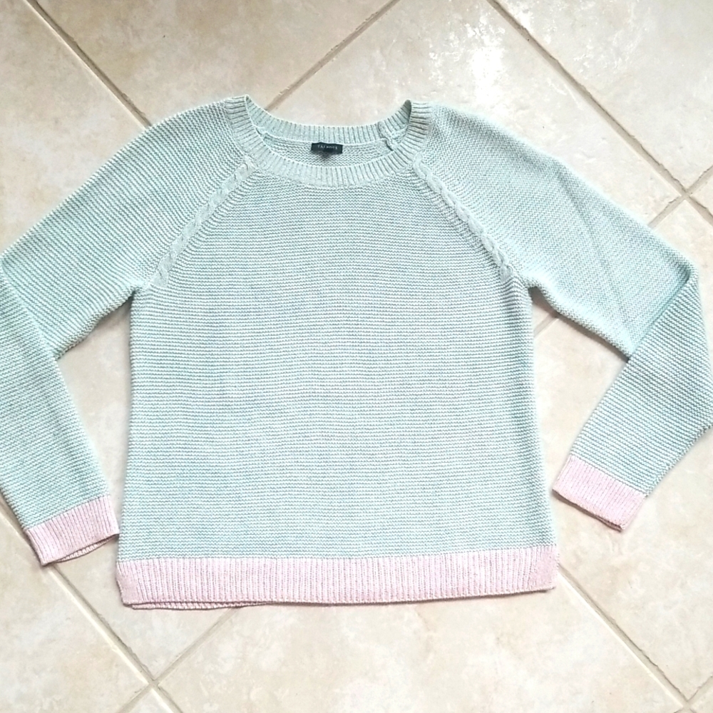 Talbots Linen-blend Pastel Sweater
